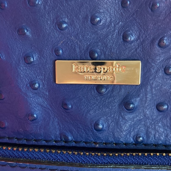 COPY - Kate Spade ostrich pattern leather large bag - Picture 3 of 11